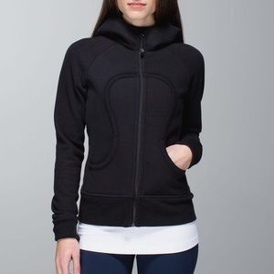Lulu lemon scuba hoodie, black, size 6